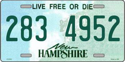 NH license plate 2834952