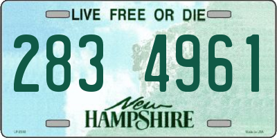 NH license plate 2834961