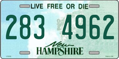 NH license plate 2834962