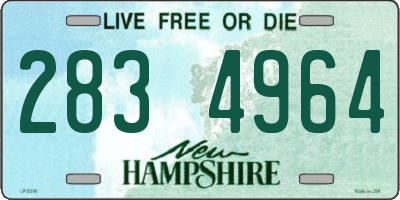 NH license plate 2834964