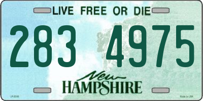 NH license plate 2834975