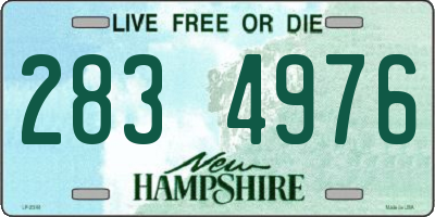 NH license plate 2834976