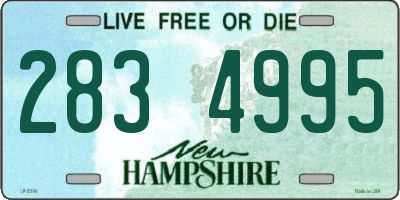 NH license plate 2834995