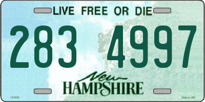 NH license plate 2834997