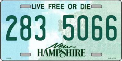 NH license plate 2835066