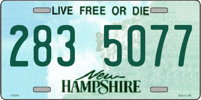 NH license plate 2835077