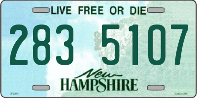NH license plate 2835107