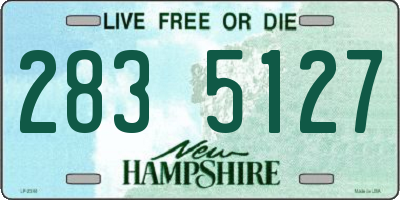 NH license plate 2835127