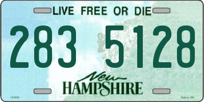 NH license plate 2835128