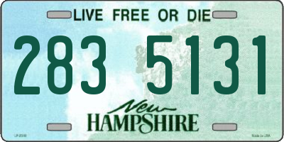 NH license plate 2835131