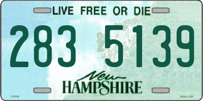 NH license plate 2835139