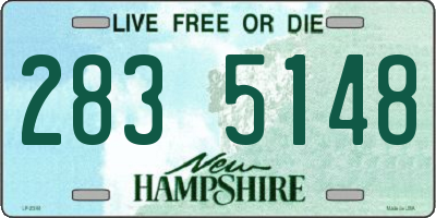 NH license plate 2835148