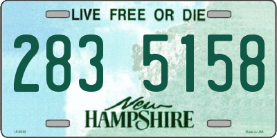 NH license plate 2835158