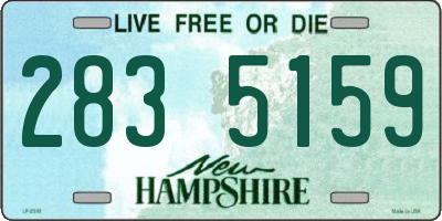 NH license plate 2835159