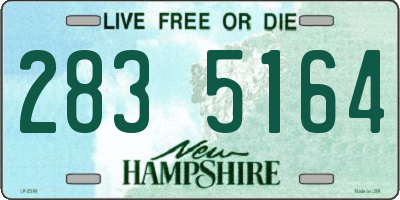 NH license plate 2835164