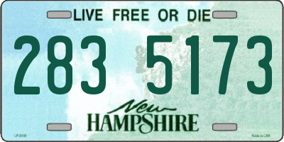 NH license plate 2835173