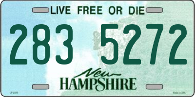 NH license plate 2835272