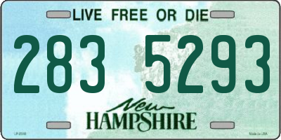 NH license plate 2835293
