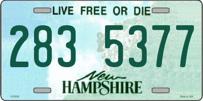 NH license plate 2835377