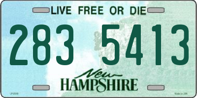 NH license plate 2835413