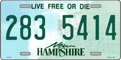 NH license plate 2835414
