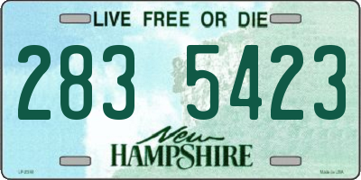 NH license plate 2835423