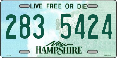 NH license plate 2835424