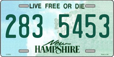 NH license plate 2835453