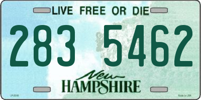 NH license plate 2835462