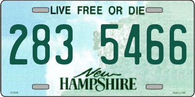 NH license plate 2835466