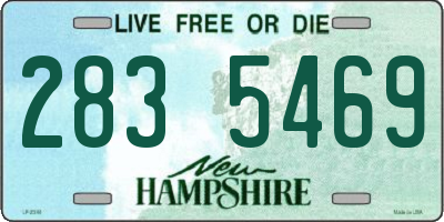 NH license plate 2835469