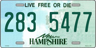 NH license plate 2835477