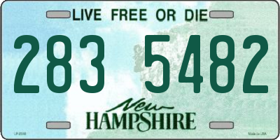 NH license plate 2835482