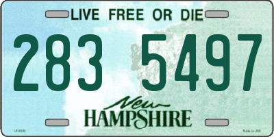 NH license plate 2835497