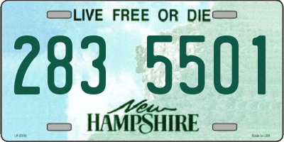 NH license plate 2835501