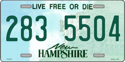 NH license plate 2835504
