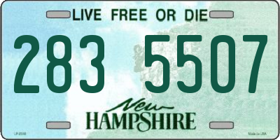 NH license plate 2835507