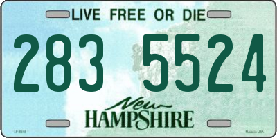 NH license plate 2835524