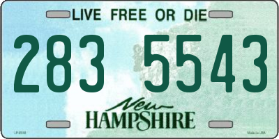 NH license plate 2835543