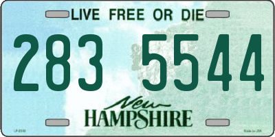 NH license plate 2835544
