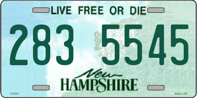 NH license plate 2835545