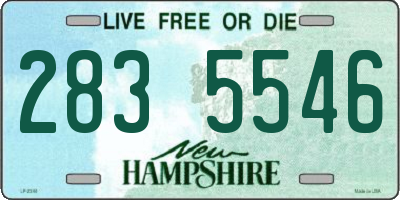 NH license plate 2835546