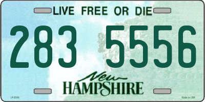 NH license plate 2835556