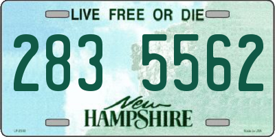 NH license plate 2835562