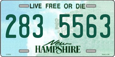 NH license plate 2835563
