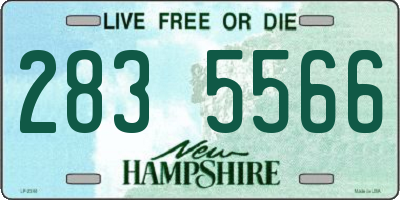 NH license plate 2835566