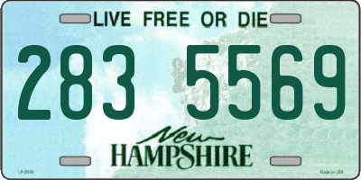NH license plate 2835569