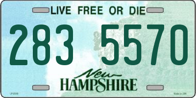 NH license plate 2835570