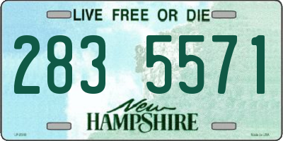 NH license plate 2835571