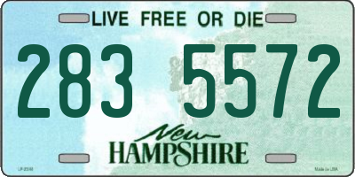 NH license plate 2835572